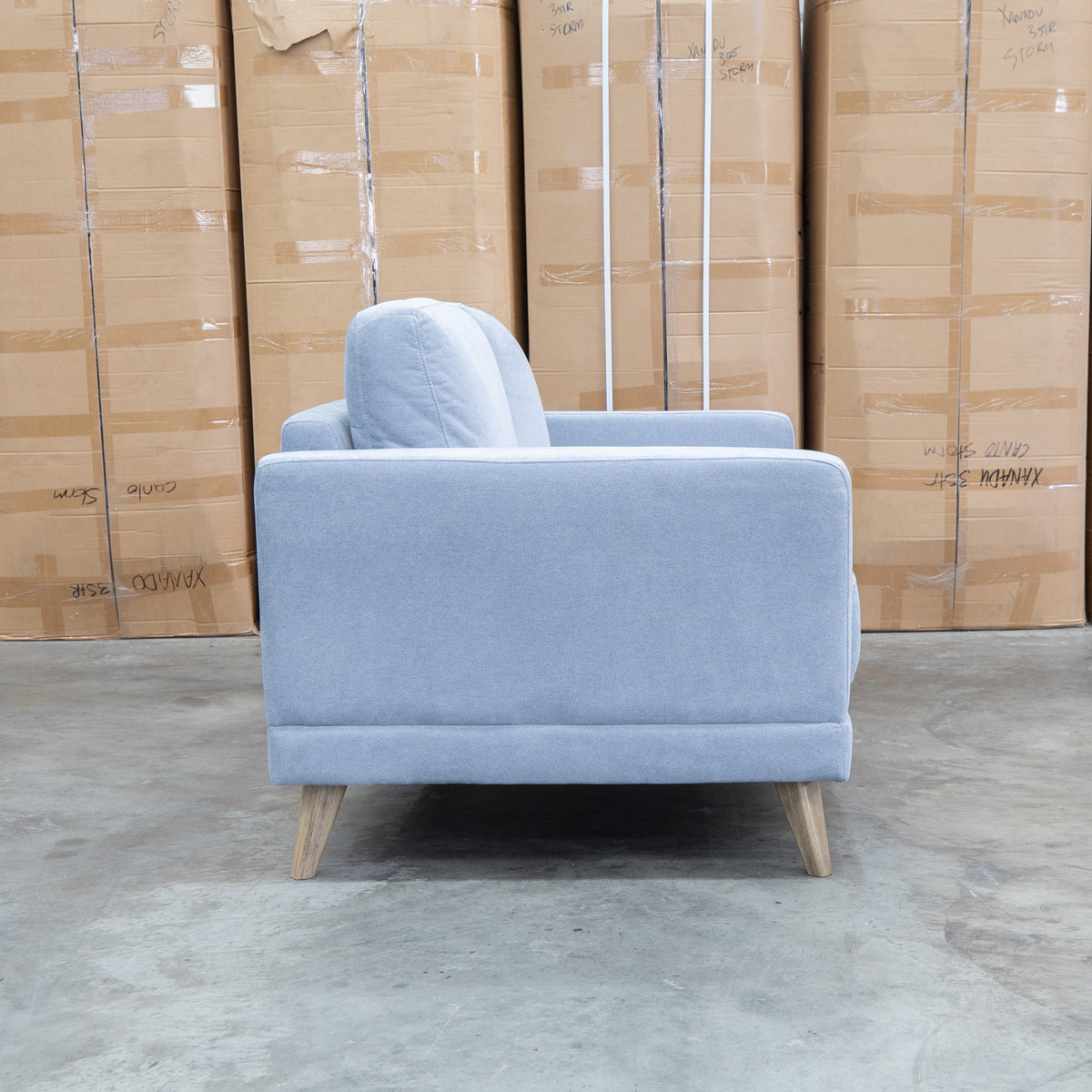 The Lucas Two Seat Sofa - Smoke available to purchase from Warehouse Furniture Clearance at our next sale event.