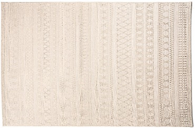 The St Tropez Indoor/Outdoor Polypropylene Jersey Textured Line Rug - Cream - MC03-6 - Available In-Store Only available to purchase from Warehouse Furniture Clearance at our next sale event.