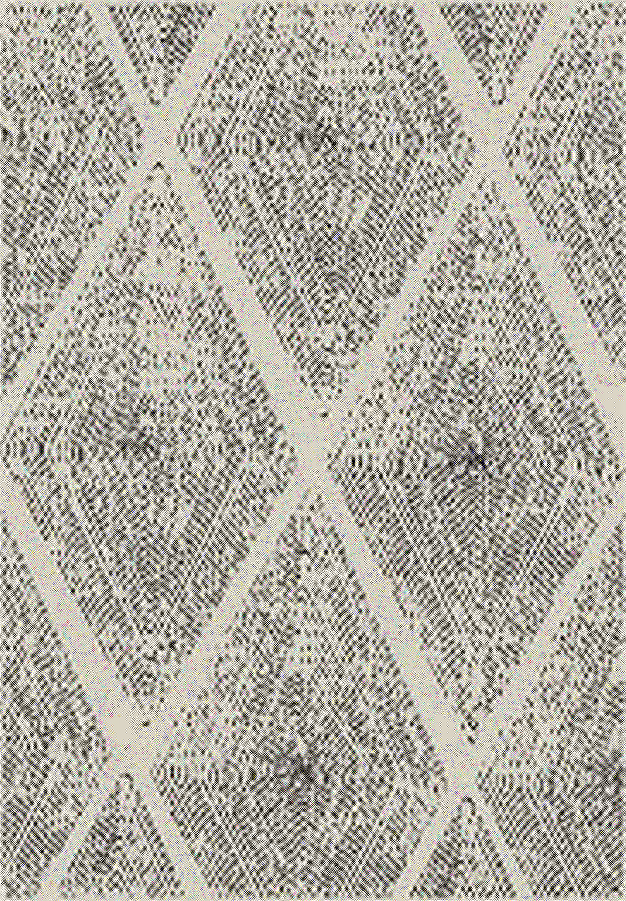 The St Tropez Indoor/Outdoor Polypropylene Distressed Diamond Rug - Cream/Black - MC09-6 - Available In-Store Only available to purchase from Warehouse Furniture Clearance at our next sale event.