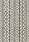 The St Tropez Indoor/Outdoor Polypropylene Tribal Stripe Rug - Cream/Black - MC10-6 - Available In-Store Only available to purchase from Warehouse Furniture Clearance at our next sale event.