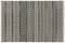The St Tropez Indoor/Outdoor Polypropylene Ultimate Stripe Rug - Cream/Black - MC12-6 - Available In-Store Only available to purchase from Warehouse Furniture Clearance at our next sale event.