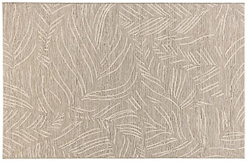 The St Tropez Indoor/Outdoor Polypropylene Falling Leaves Rug - Cream/Sand - MC16-7 - Available In-Store Only available to purchase from Warehouse Furniture Clearance at our next sale event.