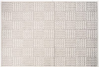 The St Tropez Indoor/Outdoor Polypropylene Colorado Block Rug - Silver/White - MC21-8 - Available In-Store Only available to purchase from Warehouse Furniture Clearance at our next sale event.