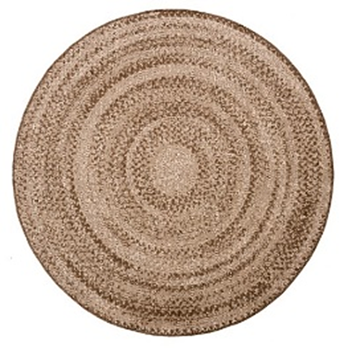 The Dorset Distressed Round Indoor/Outdoor Polypropylene Rug 160cm - Mink/Cream - MC31 - Available In-Store Only available to purchase from Warehouse Furniture Clearance at our next sale event.
