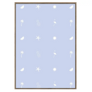 The Rayell Malibu Print - Cornflower - FBA78  - Available Instore Only available to purchase from Warehouse Furniture Clearance at our next sale event.