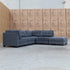 The Malta Modular Corner Lounge with Ottoman - Charcoal