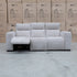 The Marina Bay Feather & Foam Dual Motor Electric Three Seat Lounge - Oatmeal