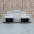 The Marina Bay Feather & Foam Dual Motor Electric Three Seat Lounge - Oatmeal