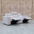 The Marina Bay Feather & Foam Dual Motor Electric Three Seat Lounge - Oatmeal