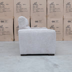 The Marina Bay Feather & Foam Dual Motor Electric Three Seat Lounge - Oatmeal available to purchase from Warehouse Furniture Clearance at our next sale event.