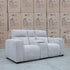 The Marina Bay Feather & Foam Dual Motor Electric Two Seater Theatre Lounge - Oatmeal