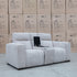 The Marina Bay Feather & Foam Dual Motor Electric Two Seater Theatre Lounge - Oatmeal