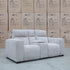 The Marina Bay Feather & Foam Dual Motor Electric Two Seater Theatre Lounge - Oatmeal
