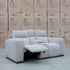 The Marina Bay Feather & Foam Dual Motor Electric Two Seater Theatre Lounge - Oatmeal