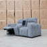 The Marina Bay Feather & Foam Dual Motor Electric Two Seater Theatre Lounge - Signature Grey