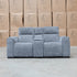 The Marina Bay Feather & Foam Dual Motor Electric Two Seater Theatre Lounge - Signature Grey