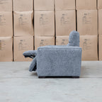 The Marina Bay Feather & Foam Dual Motor Electric Two Seater Theatre Lounge - Signature Grey - PRE ORDER Available After 12th November available to purchase from Warehouse Furniture Clearance at our next sale event.