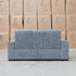 The Marina Bay Feather & Foam Dual Motor Electric Two Seater Theatre Lounge - Signature Grey