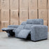 The Marina Bay Feather & Foam Dual Motor Electric Three Seater Lounge - Signature Grey
