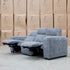 The Marina Bay Feather & Foam Dual Motor Electric Three Seater Lounge - Signature Grey