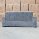 The Marina Bay Feather & Foam Dual Motor Electric Three Seater Lounge - Signature Grey available to purchase from Warehouse Furniture Clearance at our next sale event.
