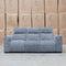 The Marina Bay Feather & Foam Dual Motor Electric Three Seater Lounge - Signature Grey available to purchase from Warehouse Furniture Clearance at our next sale event.