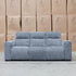 The Marina Bay Feather & Foam Dual Motor Electric Three Seater Lounge - Signature Grey