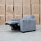 The Marina Bay Feather & Foam Dual Motor Electric Recliner - Signature Grey available to purchase from Warehouse Furniture Clearance at our next sale event.