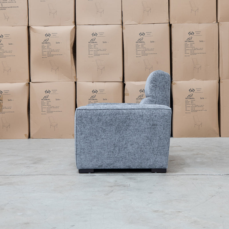 The Marina Bay Feather & Foam Dual Motor Electric Recliner - Signature Grey available to purchase from Warehouse Furniture Clearance at our next sale event.