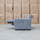 The Marina Bay Feather & Foam Dual Motor Electric Recliner - Signature Grey available to purchase from Warehouse Furniture Clearance at our next sale event.