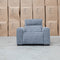 The Marina Bay Feather & Foam Dual Motor Electric Recliner - Signature Grey available to purchase from Warehouse Furniture Clearance at our next sale event.