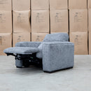 The Marina Bay Feather & Foam Dual Motor Electric Recliner - Signature Grey available to purchase from Warehouse Furniture Clearance at our next sale event.