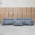 The Marina Bay Feather & Foam Dual Motor Electric Recliner - Signature Grey - PRE ORDER Available After 12th November available to purchase from Warehouse Furniture Clearance at our next sale event.