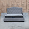 The Marion King Fabric Bed – Carbon available to purchase from Warehouse Furniture Clearance at our next sale event.