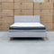 The Marlow Queen Upholstered Bed - Seashell Grey - In Store Purchase Only available to purchase from Warehouse Furniture Clearance at our next sale event.