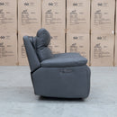 The Marsellie Triple Motor Electric Recliner - Charcoal available to purchase from Warehouse Furniture Clearance at our next sale event.