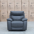 The Marsellie Triple Motor Electric Recliner - Charcoal available to purchase from Warehouse Furniture Clearance at our next sale event.