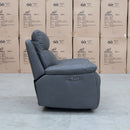 The Marsellie Triple Motor Electric Recliner - Charcoal available to purchase from Warehouse Furniture Clearance at our next sale event.