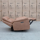 The Marsellie Triple Motor Electric Recliner - Tan available to purchase from Warehouse Furniture Clearance at our next sale event.