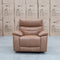 The Marsellie Triple Motor Electric Recliner - Tan available to purchase from Warehouse Furniture Clearance at our next sale event.