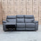 The Marsellie Three Seater Triple Motor Electric Recliner Lounge - Charcoal available to purchase from Warehouse Furniture Clearance at our next sale event.