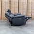 The Marsellie Three Seater Triple Motor Electric Recliner Lounge - Coal