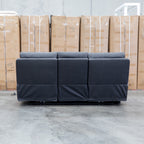 The Marsellie Three Seater Triple Motor Electric Recliner Lounge - Coal available to purchase from Warehouse Furniture Clearance at our next sale event.