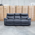 The Marsellie Three Seater Triple Motor Electric Recliner Lounge - Coal
