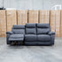 The Marsellie Three Seater Triple Motor Electric Recliner Lounge - Coal