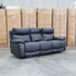 The Marsellie Three Seater Triple Motor Electric Recliner Lounge - Coal
