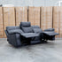 The Marsellie Three Seater Triple Motor Electric Recliner Lounge - Coal