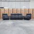 The Marsellie Three Seater Triple Motor Electric Recliner Lounge - Coal