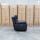 The Marsellie Triple Motor Electric Recliner - Coal available to purchase from Warehouse Furniture Clearance at our next sale event.