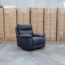 The Marsellie Triple Motor Electric Recliner - Coal available to purchase from Warehouse Furniture Clearance at our next sale event.